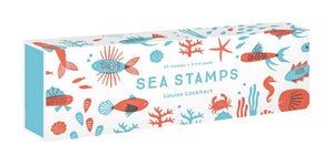 Sea Stamps 25 stamps + 2 ink pads