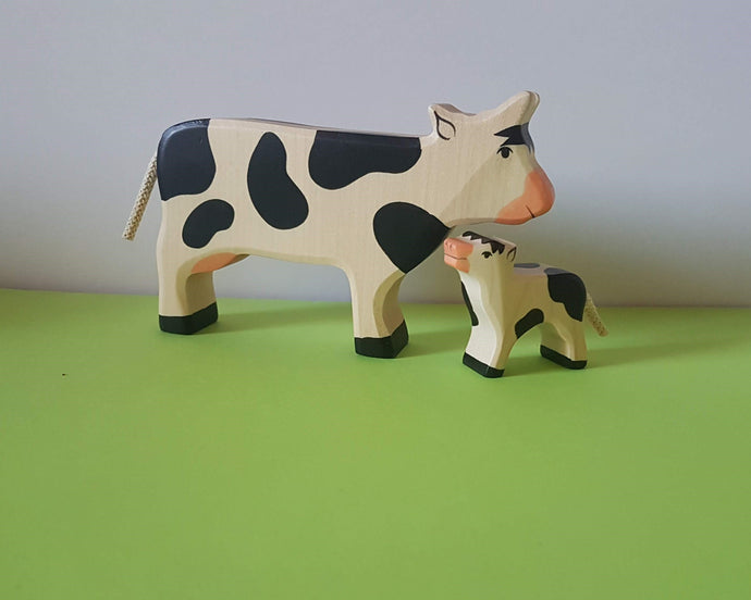Cow and Calf-Holztiger- Set of 2