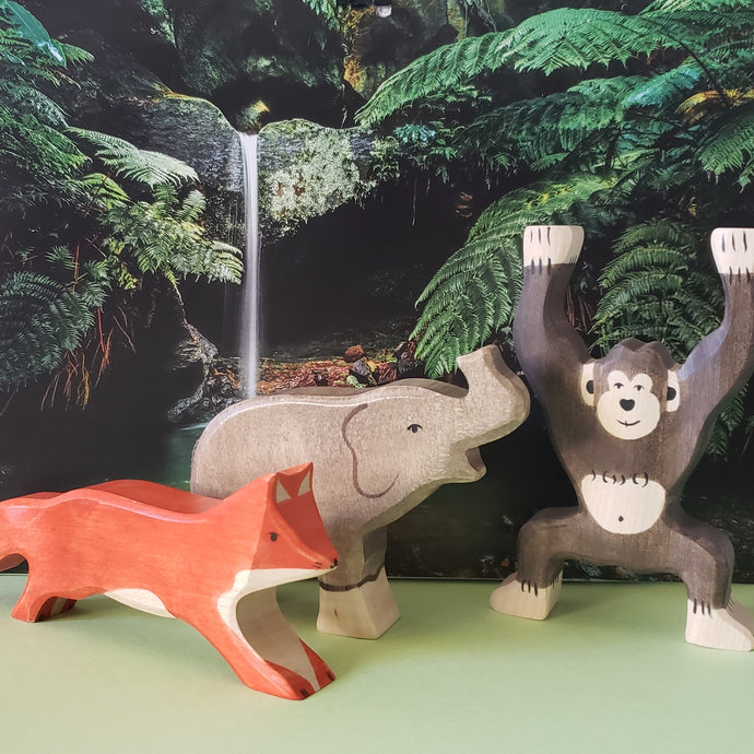 Safari animals set of 3-Holztiger