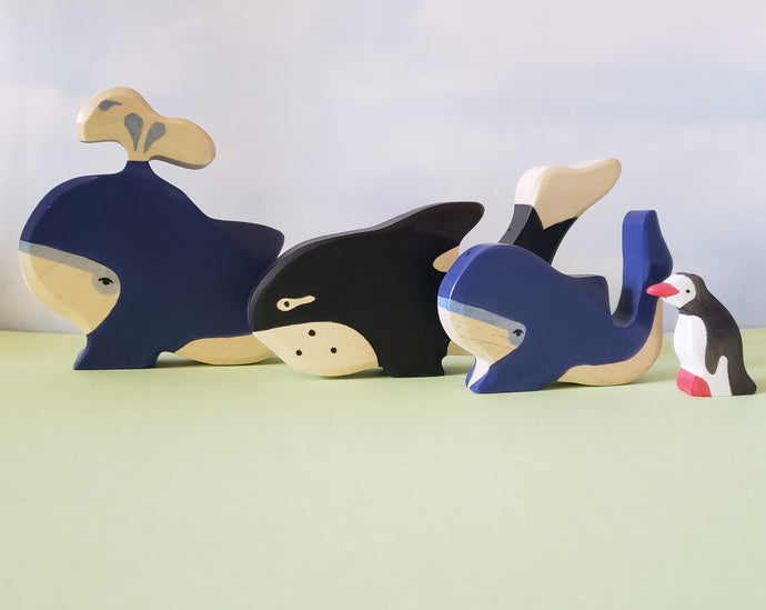 Sea animals set2 -set of 4-Holztiger