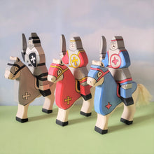 Knights and Horses -set of 6-Holztiger