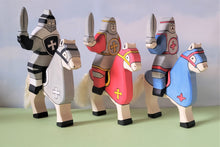 Knights and Horses -set of 6-Holztiger