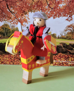 Knight with Horse-Flexible action figure
