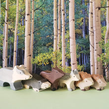 Woodland Animals-2-Set of 6-Holztiger