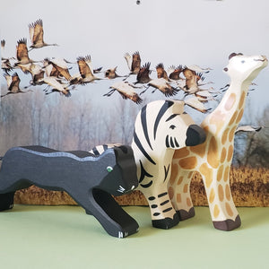 Safari animals-2-Set of 3-Holztiger
