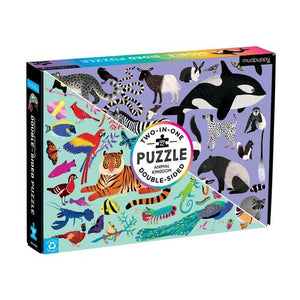 Animal Kingdom 100 Piece Double-Sided Puzzle